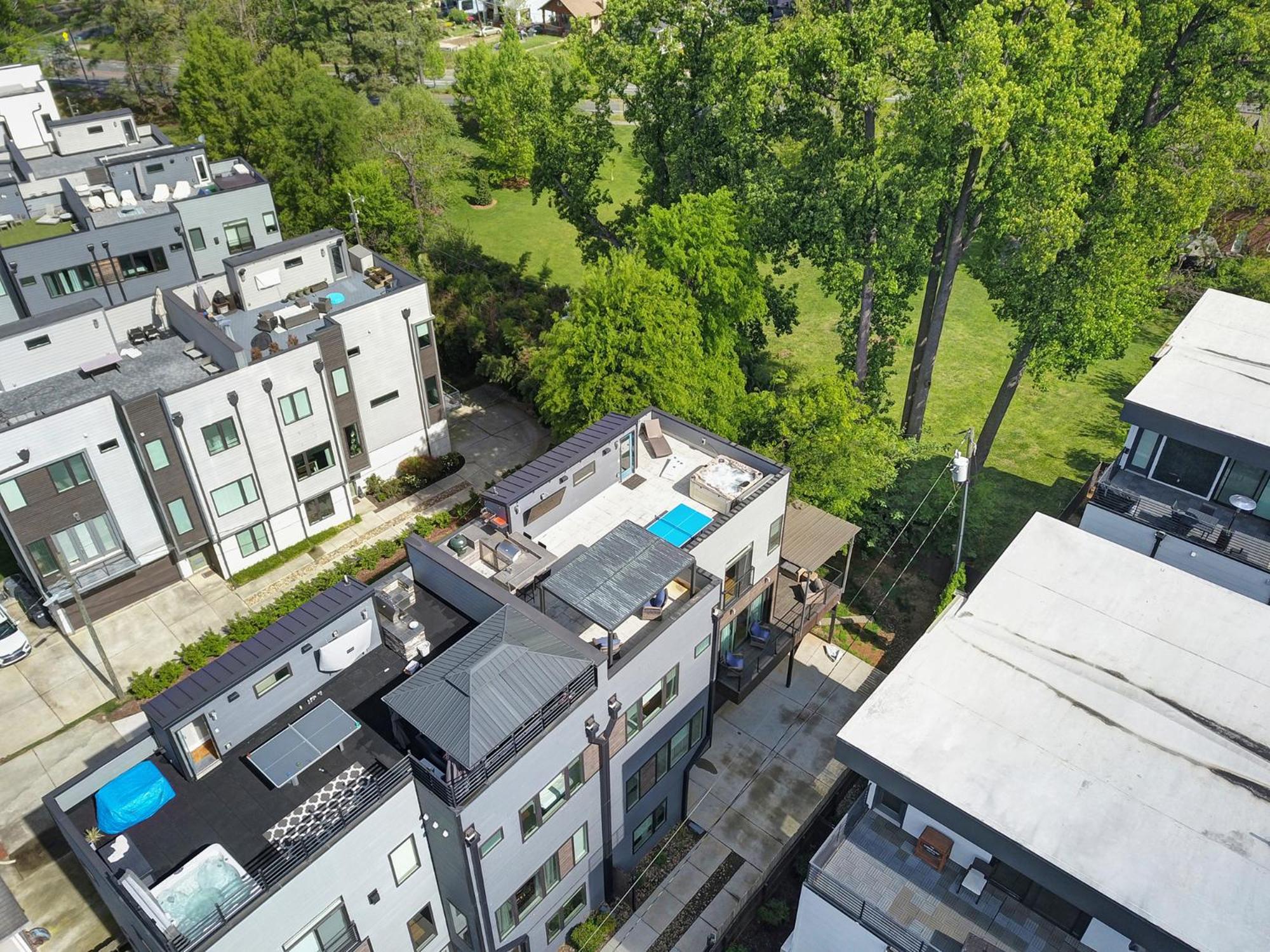 906 Westbrook B City Views Rooftop Hot Tub And Short Walk To Stadium Charlotte Exterior photo